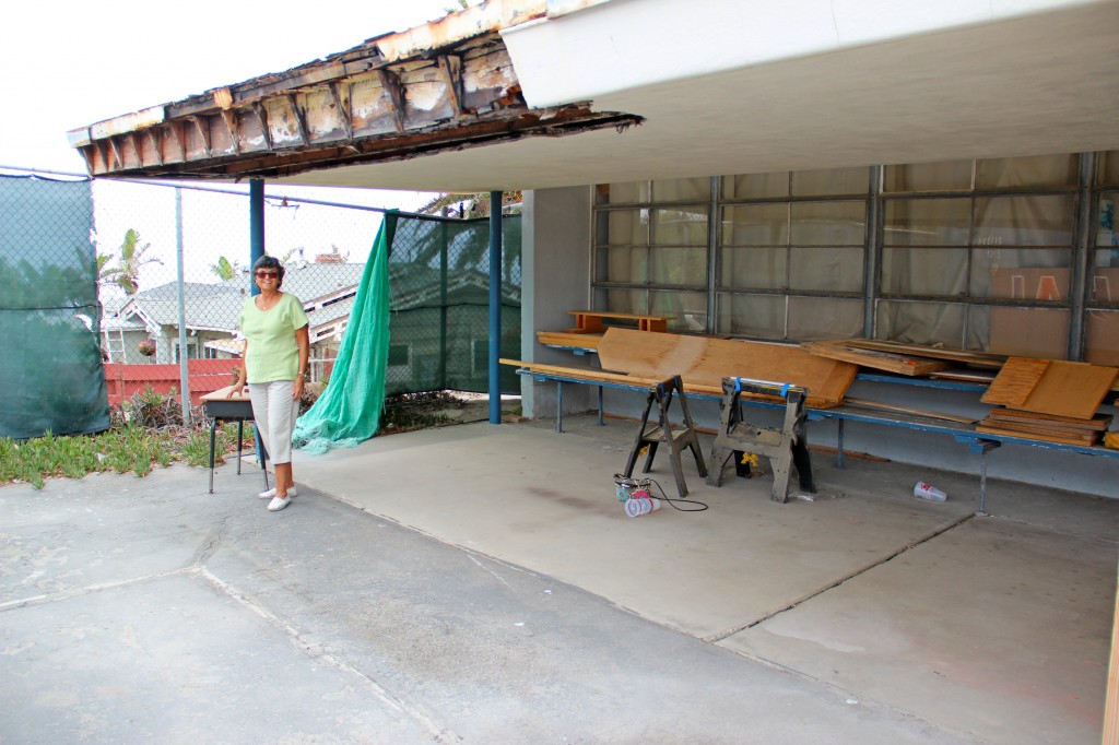 Barth imagines this former classroom on the northwest corner of the Pacific View property becoming a café that will serve the public in the parcel's new incarnation.